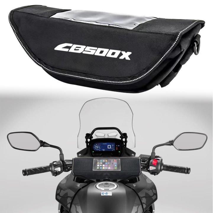 สำหรับ-honda-cb500x-cb500x-cb500x-มือจับมอเตอร์ไซค์กระเป๋ากันน้ำกระเป๋าเดินทางจอกระเป๋าเก็บของ-gps