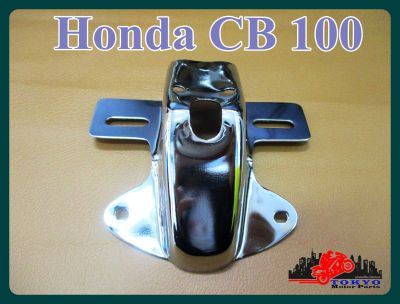 HONDA CB100 TAILLIGHT CLAMP "CHROME" (STEEL) (1 PC.) // ขาไฟท้าย (เหล็กชุบโครม) สินค้าคุณภาพดี