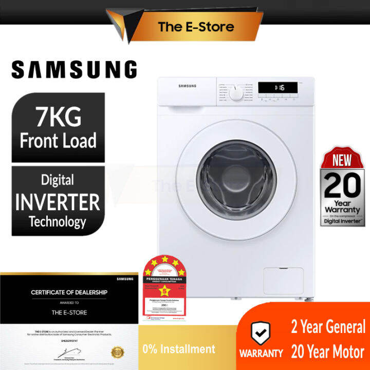 samsung digital inverter washing machine 7kg front load