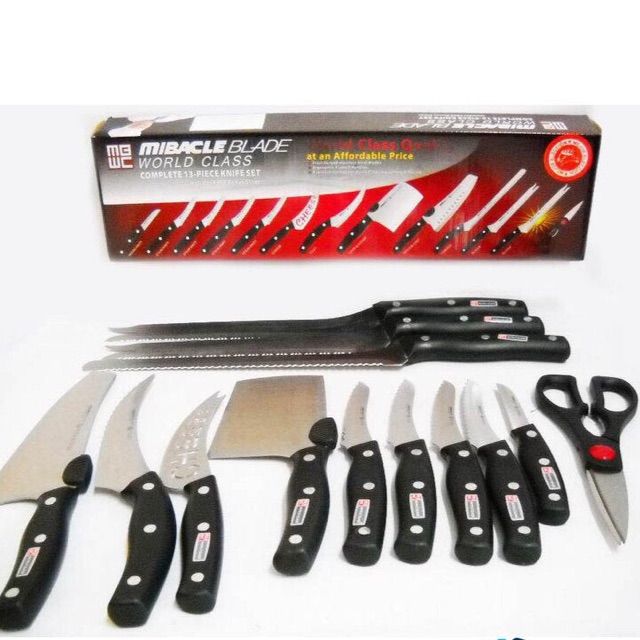 Miracle Blade World Class complete 13 pieces Knife set | Lazada PH