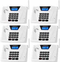 OWNZNN Intercoms Wireless for Home [Upgrade 2022] 4921 Feet Range Intercom with Automatic Answer, Full Duplex Home Intercom System, Hands-Free Wireless Intercom System for Home Business(6 Packs White)