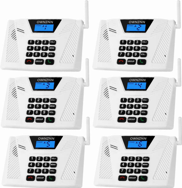 ownznn-intercoms-wireless-for-home-upgrade-2022-4921-feet-range-intercom-with-automatic-answer-full-duplex-home-intercom-system-hands-free-wireless-intercom-system-for-home-business-6-packs-white