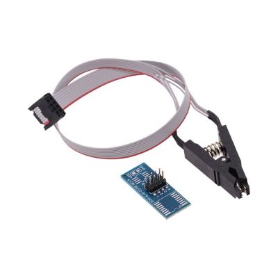 SOIC8 SOP8 Test Clip For EEPROM 93CXX / 25CXX / 24CXX Adapter + CH341A 24 25 Series Flash BIOS USB Programmer Module DIY Kit