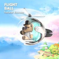 【DT】  hotCartoon helicopter pilot series Car Air Freshener perfume Automobile Interior Perfume Clip Fragrance Ornament Car Accessories