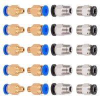 [hot] 10Pcs PC4-M6 PC4-M10 Pneumatic Fitting for Creality Ender 3/3 Pro/3 5/5 Pro/5 CR-10 Printer Parts