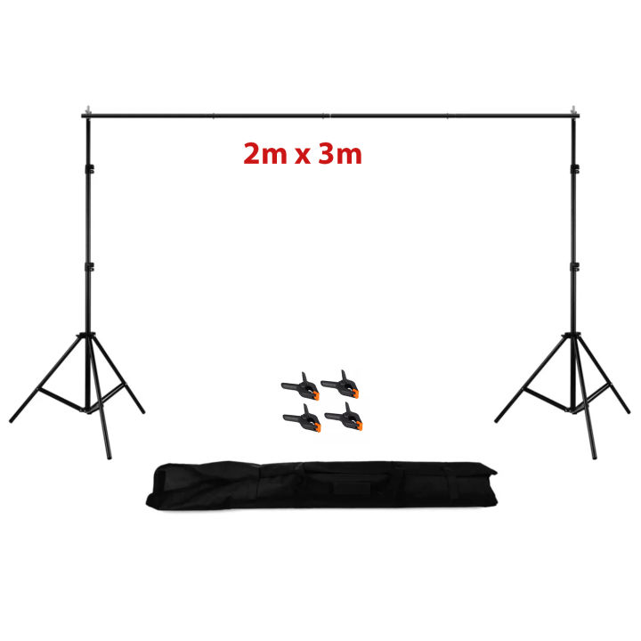 Với giá treo phông nền Studio 2*3 Mét/6.6*10 Feet hợp kim nhôm chắc chắn, bạn sẽ an tâm và yên tâm cho sự ổn định và độ bền của bộ ảnh của mình. Chọn giá treo Phông nền Studio hợp kim nhôm chắc chắn của chúng tôi, bạn sẽ có bộ ảnh chuyên nghiệp, đẳng cấp và đáng nhớ nhất.