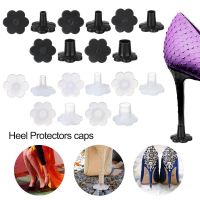 1Pair Round Non-slip High Heel Protector Cover Wearable Shockproof Silencer Heel Protector Useful Heel Stoppers Accessories Shoes Accessories