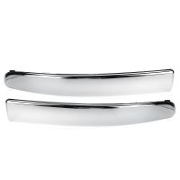 ۞✐◄ Chrome Silver For Fiat 500 2007-2015 Car Front Bumper Lower Trim Moulding 735455056 Chromium Styling Bumper Lower Trim Cover