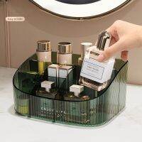 Luxury Makeup Organizer Transparent Lipstick Jewelry Cosmetic Storage Box Desktop Container Boxes Office Storage Supplies