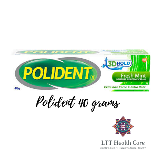 Polident Denture Adhesive Fresh Mint Cream 40 grams Lazada PH