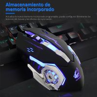 ZZOOI V5 Mouse Gamer  USB Wired RGB Gaming Mouse  4 Adjustable DPI  6 Programmable Buttons  7 Colors Light  for Gaming Office