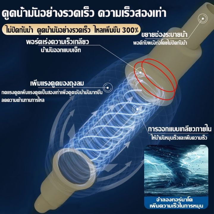 sabai-sabai-สายดูดน้ำมัน-2m-ปั๊มมือบีบ-สายยางดูดน้ำมัน-สายดูดน้ำ-สายดูดน้ำมันรถ-ดูดน้ำมันเชื้อเพลิงทุกชนิด