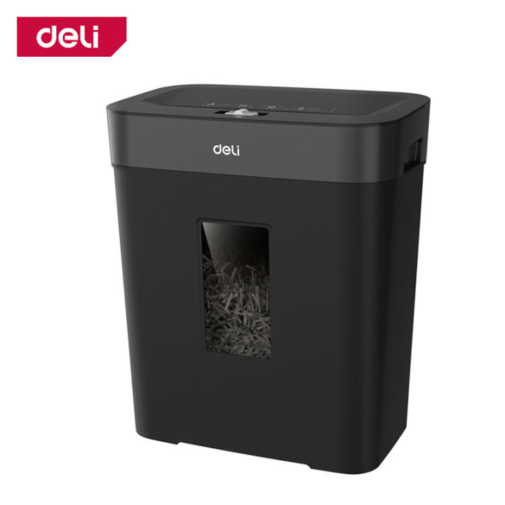 deli-เครื่องทำลายเอกสาร-12-15-ลิตร-เครื่องทำลายกระดาษ-เครื่องทำลายเอกสาร-เครื่องย่อยกระดาษ-มีระบบตัดไฟเมื่ออุณหภูมิร้อนเกินไป-paper-shredder