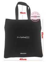 ของแท้ป้ายไทย กระเป๋าโท๊ท สีดำ MAC National Lipstick Day Tote Bag