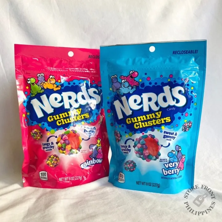 Snack Paradise [ON HAND] Nerds Gummy Clusters Candy Poppable Bite-Sized ...