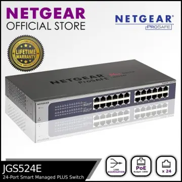 NETGEAR 5-Port Gigabit Ethernet Plus Switch (GS105Ev2) - Desktop, and  ProSAFE Limited Lifetime Protection 