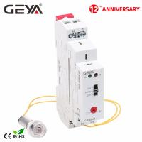 Gratis Ongkir Geya สวิตช์สนธยา Grb8-01/02พร้อมเซ็นเซอร์ Ac110v-240V อุปกรณ์รีเลย์พร้อมเซ็นเซอร์ไฟเครื่องจับเวลาโฟโตอิเล็กทริก