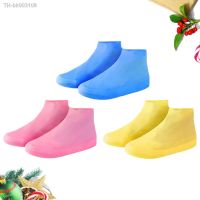 ♧ 3 Pair Cycling Shoe Covers Rain Sock Rubber Shoe Protectors Disposable Boot Rain Cover Reusable Boots Cover Work