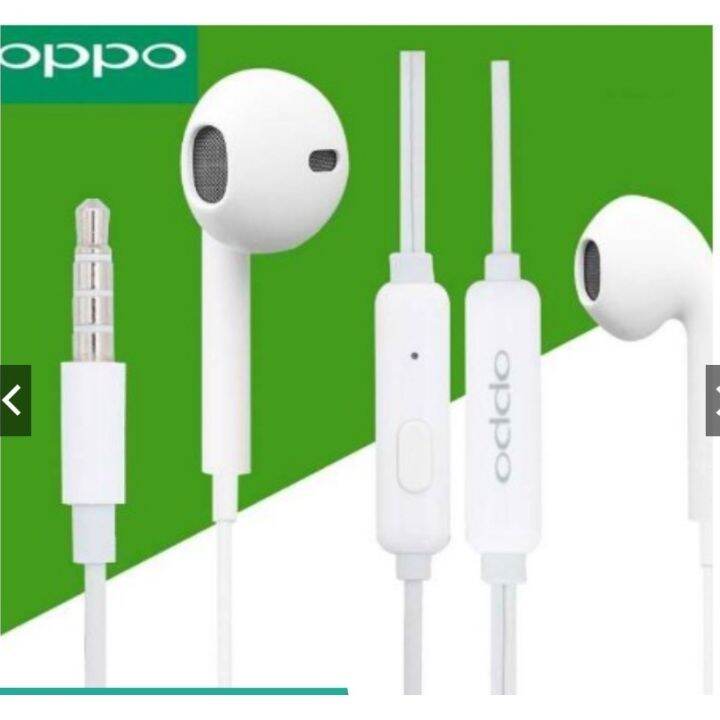 Oppo Hadset Wired Magnetic Earphone 35mm Bass Subwoofer Stereo