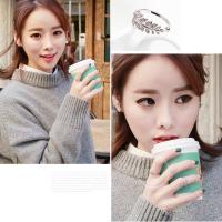 ราคา แหวนเพชร พรอย ทอง เครื่องประดับ ปรับขนาดได้ รุ่น Olive Leaf Ring บริการเก็บเงินปลายทาง