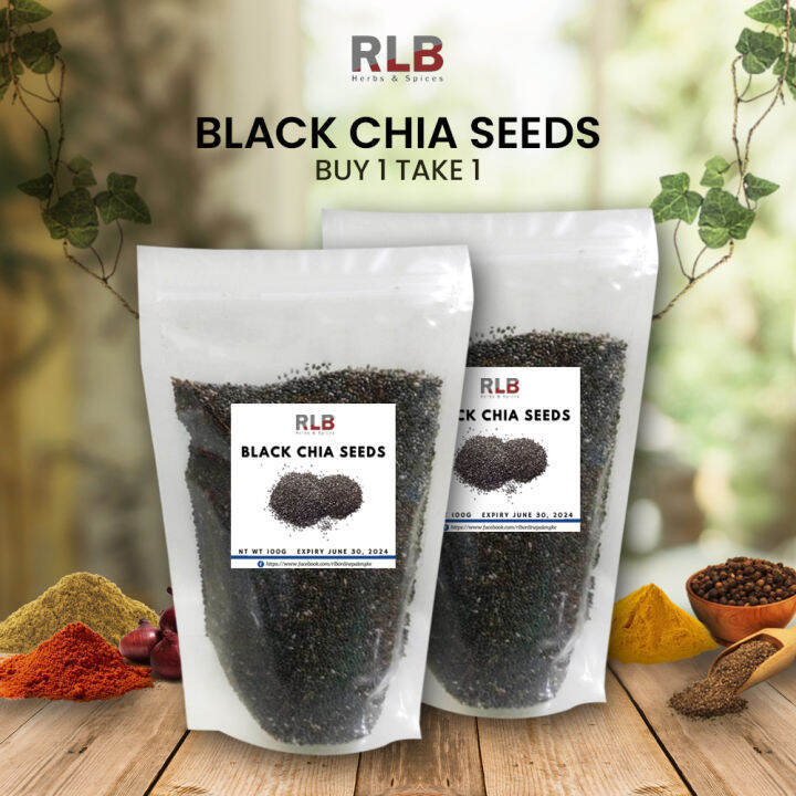 Buy 1 Take 1 500 grams Organic Black Chia Seeds with Omega3, Non