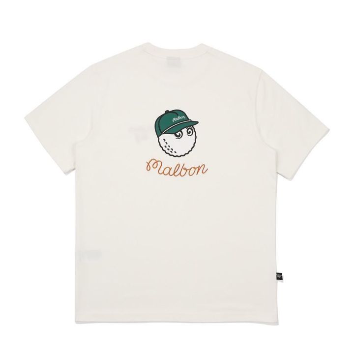 spot-golf-2023-new-malbongolf-bucket-hat-embroidery-female-leisure-cartoon-cotton-t-shirt-golf