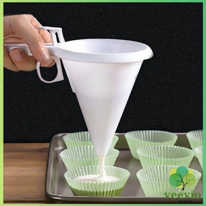 veevio-กรวยหยอดแป้ง-ครีม-สำหรับทำขนม-พร้อมส่งจากไทย-baking-funnel