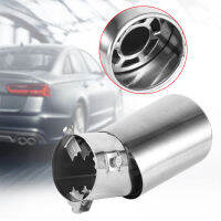 ท่อไอเสีย 1 ชิ้น Universal ด้านหลังรอบสแตนเลสท่อไอเสียรถยนต์ท่อไอเสียท่อ Tailpipe Trim Tip