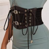 QianXing Shop Female Waist Corset Floral Pattern Belt Women Fashion Slimming Waistband Adjustable Corsets