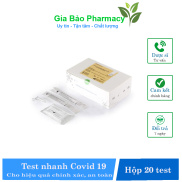 Một bộ que test nhanh covid hộp 20 que hàng chính hãng LABNOVATION