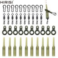 【CW】卐  Hirisi 40 x Carp Fishing Rigs Rubber Anti Tangle Sleeves Change Accessories