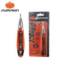 PUMPKIN ไขควงทดสอบกระแสไฟฟ้าดิจิตอล CR-V พร้อมไฟฉายLED รุ่น PTT-DTS 17744 สีส้ม