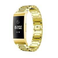 ✙ 18 Cm Applicable To Charge Smart Watch Diamond-encrusted Metal Alloy Steel Strap Full Diamond Strap