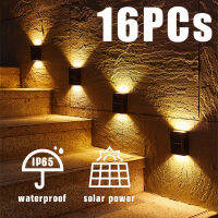 1~16 Pcs Smart Solar Wall Lamps LED Outdoor Lighting Waterproof Garden Decor for Yard Balcony Street Solar Porch Light Outdoor