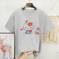 *เสื้อยืดแขนสั้นพร้อมส่ง 8สี ลายการ์ตูน ขายดีตามเทรนต์ ลายน่ารัก สีสันสดใส่น่ารัก ใส่ได้ทั้งหญิงและชาย (S-3XL)BK-219