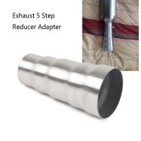 Exhaust 5 Step Reducer Adapter Connector Tube Pipe Cone Universal 201 Stainless Steel