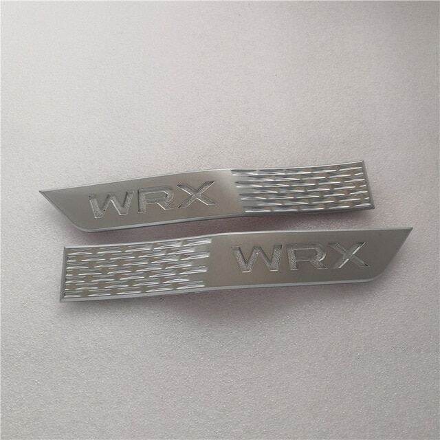 2pcs/set For Subaru Wrx Sti 3d Badge Decoration Fender Skirts Sticker