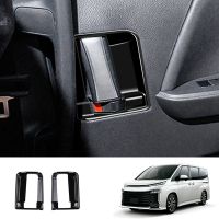 1Pair Car Interior Door Handle Trims Cover for Toyota Voxy 90 Series 2022 Second Row Inner Handle Bowl Cap Sticker RHD