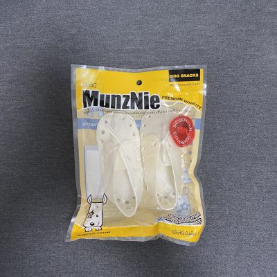 MUNZNIE ขนมขบเคี้ยวสำหรับสุนัข รองเท้าผูก 5 นิ้ว บรรจุ 2 ชิ้น (1ซอง)