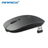 Portable Wireless Mouse 2.4Ghz 1600DPI Computer Mouse USB Rechargeable Silent Business Home Office Mini PC Mice For Laptops Basic Mice