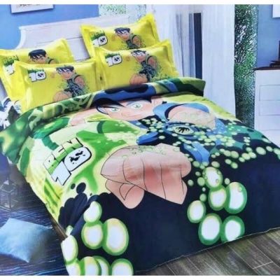 ‍♂️(Ben10)ชุดผ้าปูที่นอน พร้อมผ้านวม(ครบชุด)สินค้าพร้อมส่ง