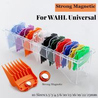 【HOT】 10 Sizes Colorful Magnetic Guards Clippers Barber Hair Cutting Attachment Comb