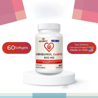 Besibest Ubiquinol CoQ-10, 600mg Softgel, Active Form of Coq10 Ubiquinol Supplement with Vitamin E