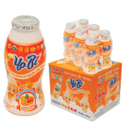 Thùng 60 chai Sữa Chua Uống Tiệt Trùng Yobi - Hương Cam 100ml chai