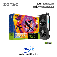 ZOTAC Graphics Cards GAMING GEFORCE RTX 4070 Twin Edge OC SPIDER-MAN™: ZT-D40700H-10SMP Across the Spider-Verse Bundle Warranty 3 Years   (การ์ดจอ)