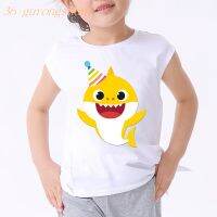 cartoon t shirt for girls tshirt children clothing cute girl t-shirt baby shark kids clothes boys anime print graphic t shirts