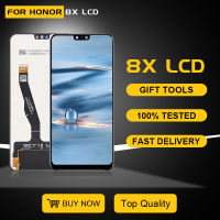 6.5นิ้วสำหรับเหมาะสำหรับเหมาะสำหรับ Honor 8X LCD Touch Panel Screen Digitizer JSN AL00 L22 L21 Assembly สำหรับ Honor 8X จอแสดงผลกรอบ