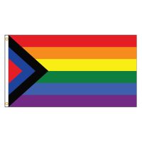 90x150cm Lgbt Gay Progress Pride flag