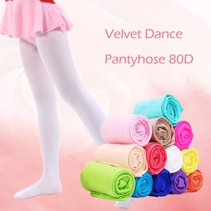 Kids Pantyhose Ballet Dance Tights for Girls Stocking Children Velvet