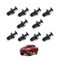 กิ๊บมุมกันชน กิ๊บกันชน 10 ชิ้น โตโยต้า รีโว้ สีดำ สำหรับ Toyota Hilux Revo SR5 ปี 2015-2017